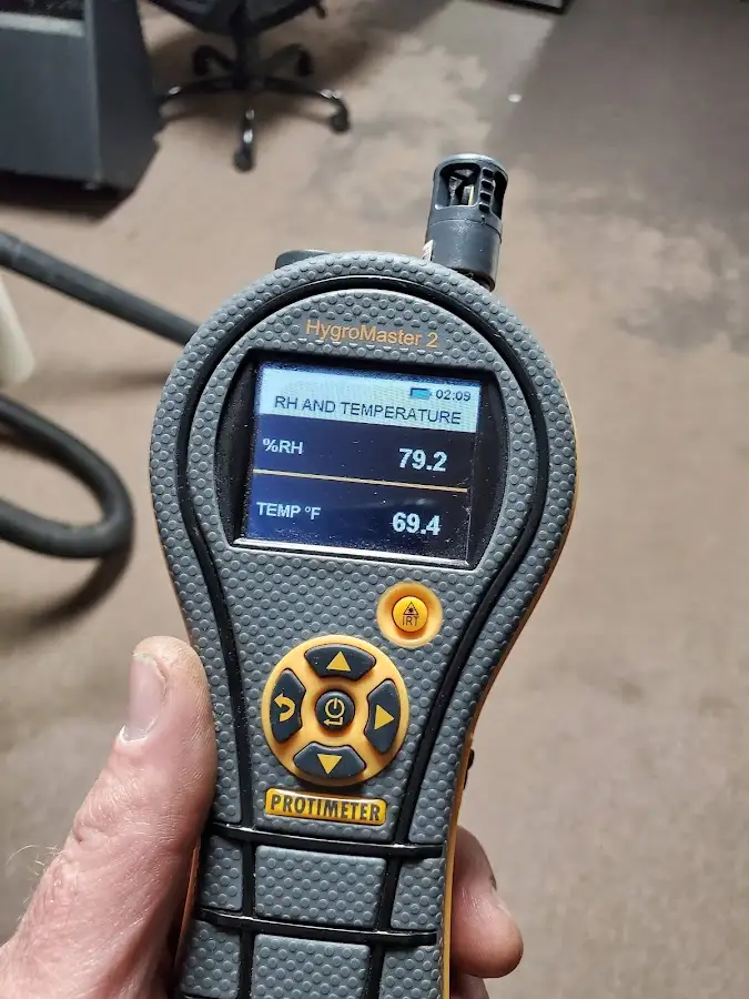 Moisture meter humidity assessment for Fire & Smoke Damage Restoration in Wayland